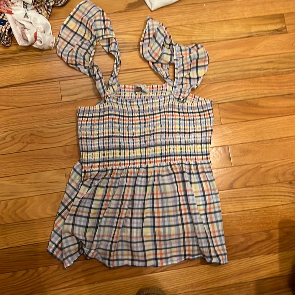 Plaid top